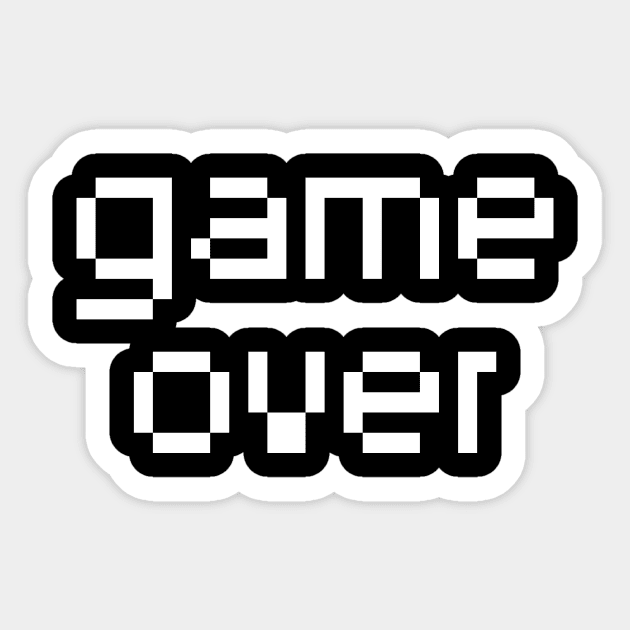 Game Over Sticker by GameOn Gear